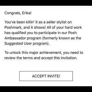 I’m a posh ambassador!